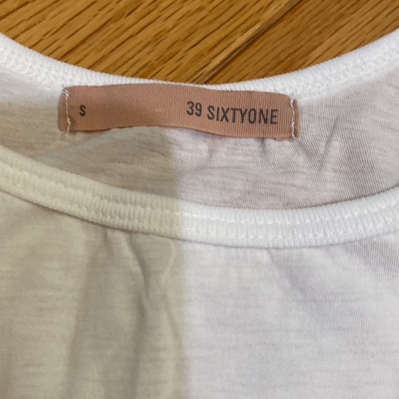 39 sixtyone tank top in white - Picture 3 of 5